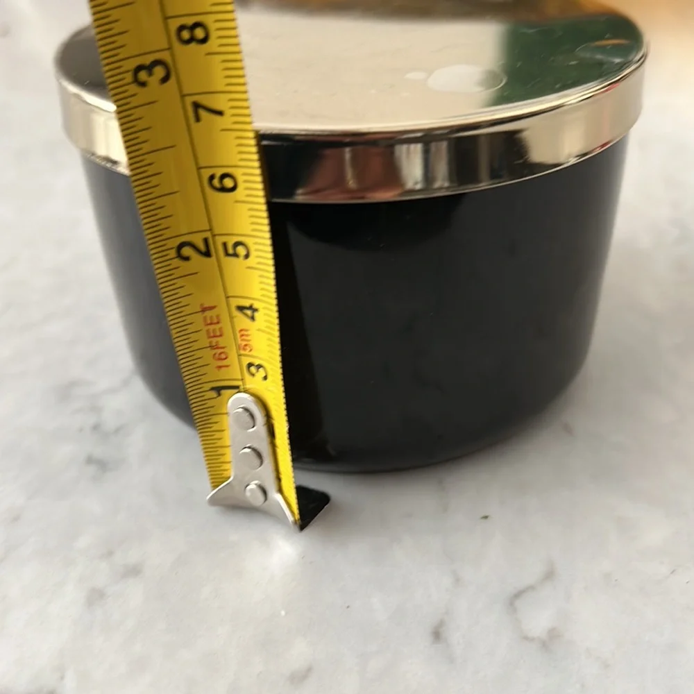 Brand new ✨ z gallerie black and gold 4x 2.5 canisters storage food safe
